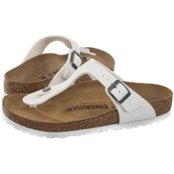 Birkenstock Gizeh Bs White 0745531 (BK242-b) apavi