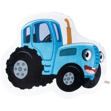 Mīkstais rotaļu spilvens "Zilais traktors", 23 cm 