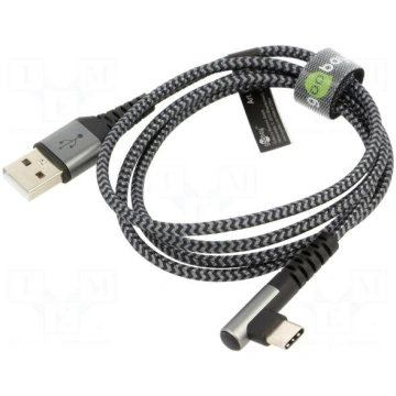 Cable | USB 2.0 | USB A plug,USB C angled plug | 1