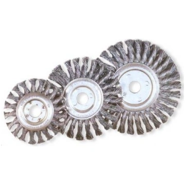 Stiepļu birste diskveida D100x16x12mm tērauds (Fal