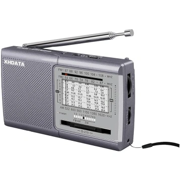 XHDATA D219 FM/AM radio ar akumulatoru darbināms p