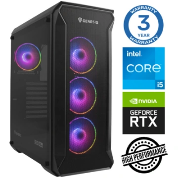 INTOP i5-12400F 16GB DDR5 500SSD M.2 NVME RTX5050 