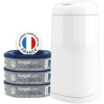 Angelcare autiņbiksīšu tvertne + 3 uzpildes - pret