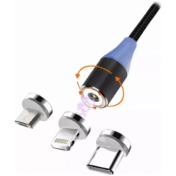 Msonic MLU651 3in1 Micro USB Lightning Type-C magn