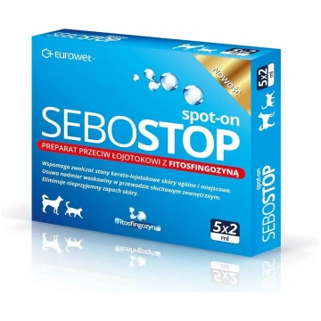 EUROWET spot-on seborejas ārstēšanai, lokāls līdze