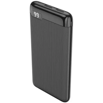 Setty powerbank 10000 mAh LCD SPBL-10 melns
