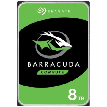 Seagate BarraCuda iekšējais cietais disks 8 TB, 54