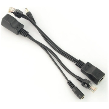 PoE adapter - power supply via LAN - RJ45 to DC co