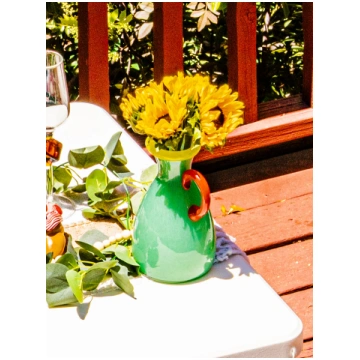 Tropical Pastel Pitcher Vase Noon & Moon