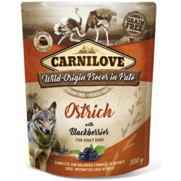 Carnilove Pate Ostrich with Blackberries 300g mitr