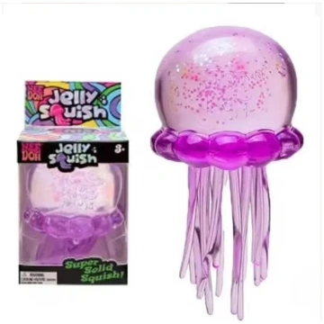 2026 Trending Jellyfish & Cube Squish Toy, Soft Je