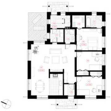 Mājas projekts Loreta