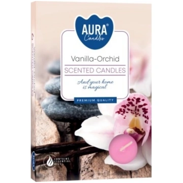 Tējas sveces aromātiskās Vanilla Orchid Aura P15-1