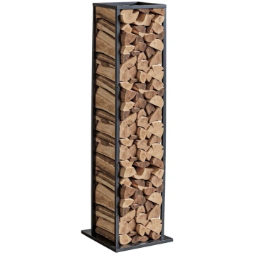 VEVOR iekštelpu malkas statīvs 33×32×112 cm, tērau