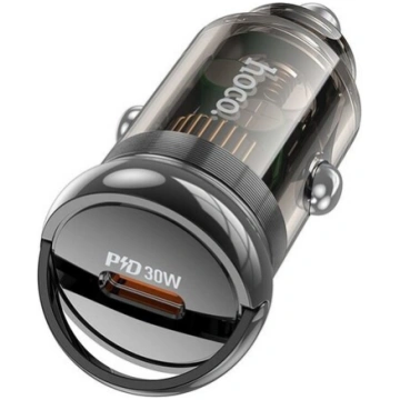 HOCO auto lādētājs Type C PD30W Z53 SIGHT caurspīd