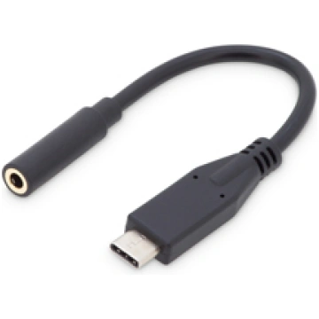 DIGITUS USB Type-C Audio Adapterkabel Type-C/St Kl