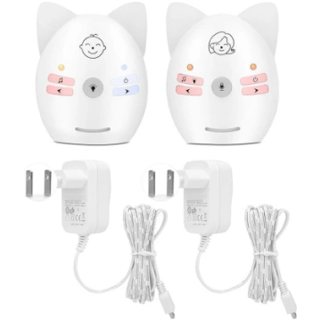 Digitālais audio bērnu monitors, pārnēsājams bezva