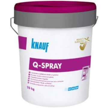 Knauf Q-Spray gatavā špakteļmasa sienām un griesti