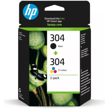 Kārtridžs HP 304 2-pak Black/Tri-color 4ml