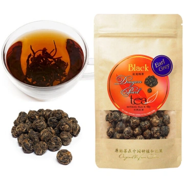 Ekskluzīva Ķīnas Melnā tēja Earl Grey Dragon Pearl