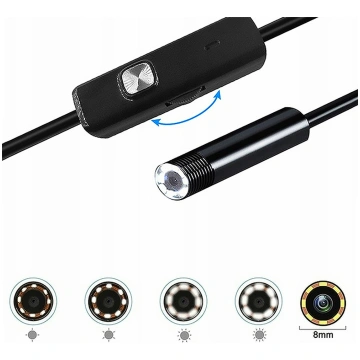 Endoscope camera 2m lens 8/7/5.5mm USB-C/Micro-USB