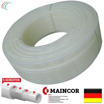 Silto grīdu caurule PE-RT d16x2mm MAINCOR ar skābe