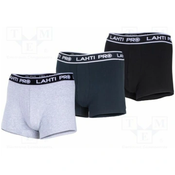 Boxer shorts; Size: XL; black,navy blue,grey; 3pcs