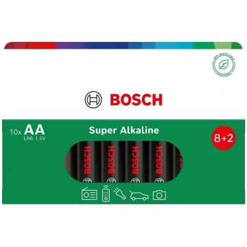 Philips BATERIA BOSCH AA SUPER ALKALINE LR6SA10B/0