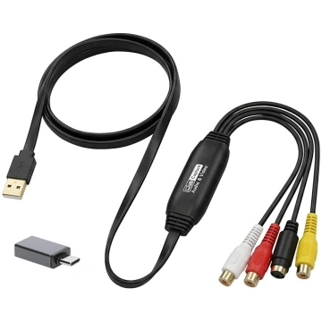 USB 2.0 Audio Video Grabber Pārveidotājs Video ier