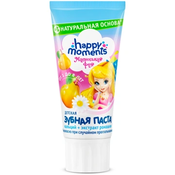 Happy moments Malenkaja feja Zobu pasta bērniem Pē