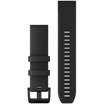 Pulksteņa siksniņa Garmin QuickFit, melna krās