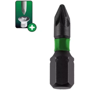 Triecienskruvgriežu uzgali Pozidriv PZ4x25mm,2 gab