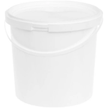 Plastmasas spainis ar vāku 5 L, balts Cits