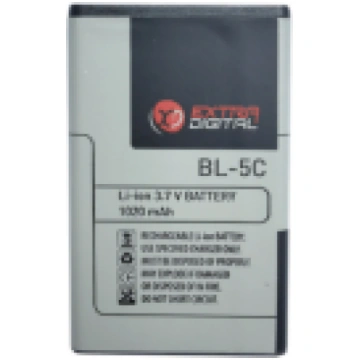 Extra Digital Nokia BL-5C 3.7V 900mAh Li-Ion Mobil
