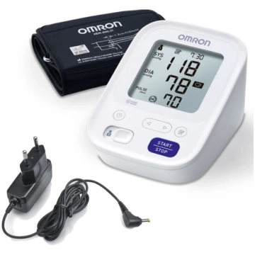Tonometrs Omron M3 + adapters S, automātiskais - a