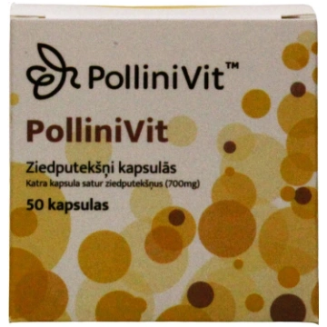 Pollinivit Ziedputekšņi, 50 kapsulas