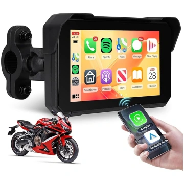 Rimoody 5 collu Carplay ekrāns motociklam Bezvadu 