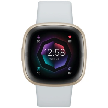FITBIT Sense 2 Blue Mist / Soft Gold, Smartwatch w
