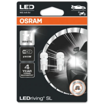 OSRAM W5W LEDriving SL White 6000K 12V Blister 2 G