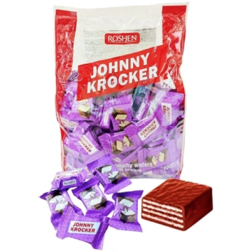 Roshen Johnny Krocker vafeles ar piena garšas pild