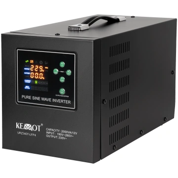 1200W, Tīras Sinusoīdas Invertors - UPS, Rezerves
