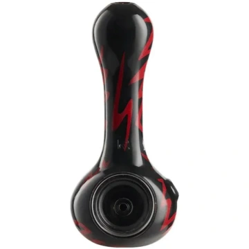Black / Red Eyce Oraflex Switchback SiliCône Pipe 