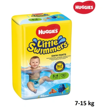 Autiņbiksītes peldēšanai - Huggies Medium (7-15 kg