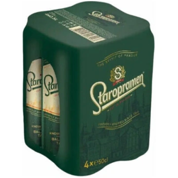 Alus Staropramen Premium 5% 4x0.5l, CAN