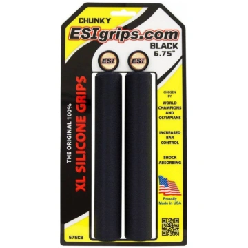 Stūres rokturi ESI Chunky XL black GRIP722
