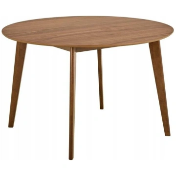 Roxby apaļais ēdamgalds 105 cm – mūsdienīga melnā 