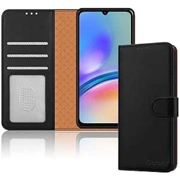 iCatchy Samsung Galaxy A05S Case Leather Wallet Fl