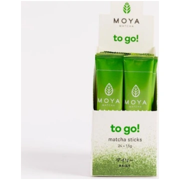 Moya Matcha, matcha pulveris paciņās, BIO, 36g