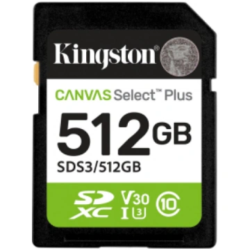 Kingston Technology 512GB SDXC Canvas Select Plus