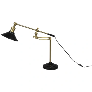 Desk Lamp Penelope Black Zuiver, DUTCH BONE, White
